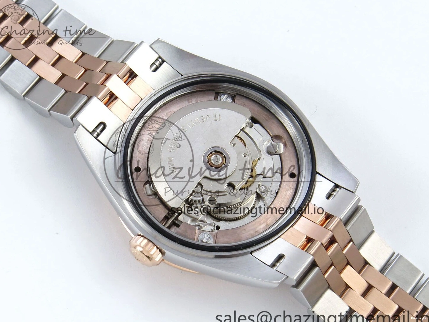 0106 StreetReady DateJust 31 278271 ARF 1:1 Best Edition 904L Steel Gray Roman Diamonds Dial on SS RG Jubilee Bracelet ETA 516